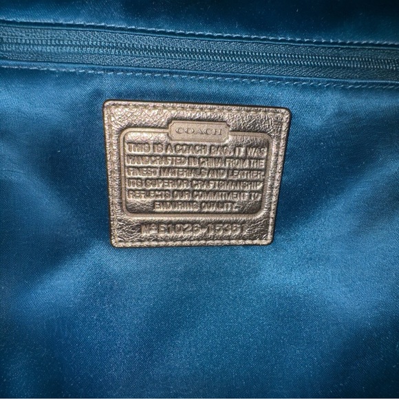 Coach Kristin Leather Python Embossed Hobo Shoulder Crossbody Shoulder Bag EUC - Picture 14 of 16